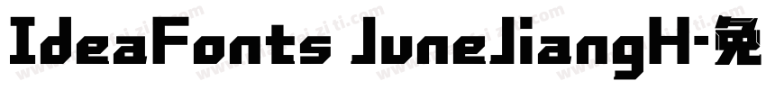 IdeaFonts JuneJiangH字体转换